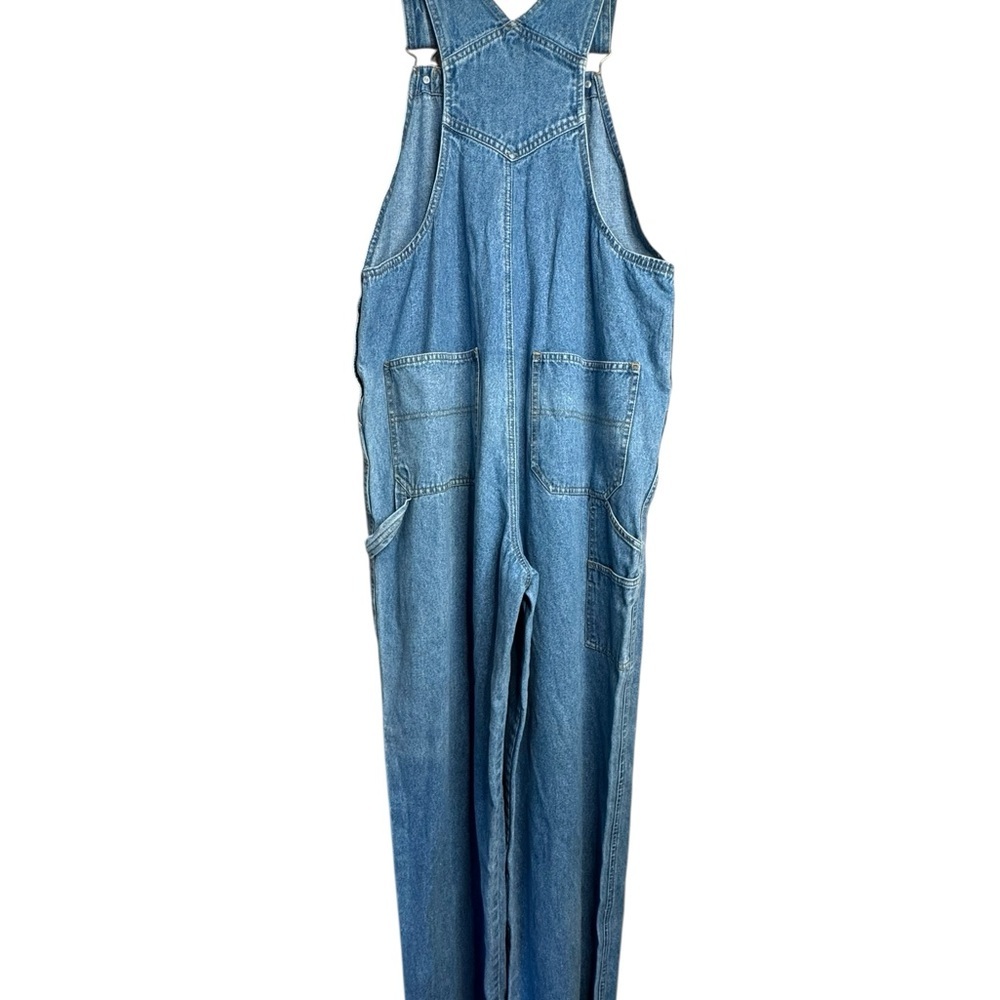 Vintage Disney Catalog Embroidered Mickey Mouse Denim Overalls Women’s Large - Picture 9 of 14